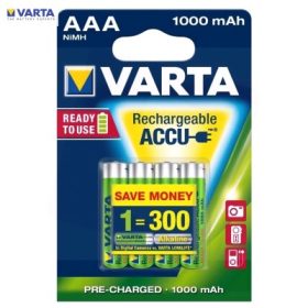 Varta Akkumulátor Mikro R2U 1000mAh AAA B4