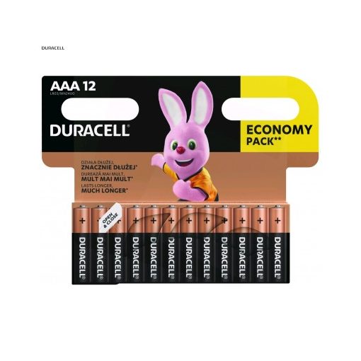 Duracell Basic Alkáli Mikro Elem AAA B12