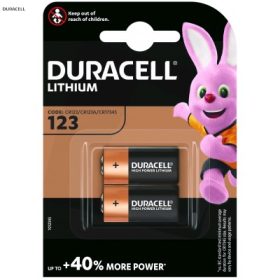 Duracell Fotóelem Lítium CR123A B2