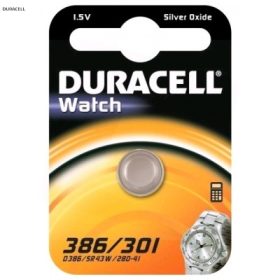 Duracell Gombelem Ezüst-Oxid 386/301 B1