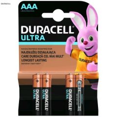 Duracell Ultra Alkáli Mikro Elem AAA B4