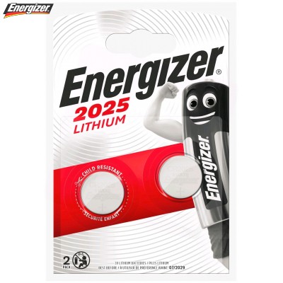 Energizer Gombelem Lítium CR2025 B2