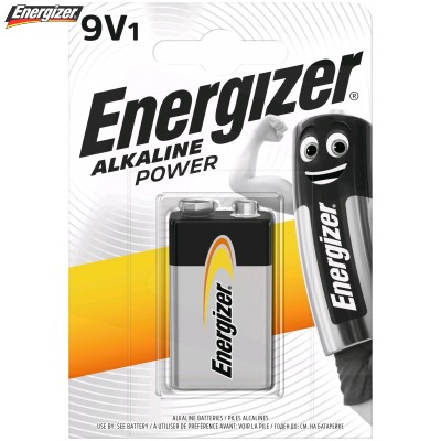 Energizer Power Alkáli 9V Elem B1