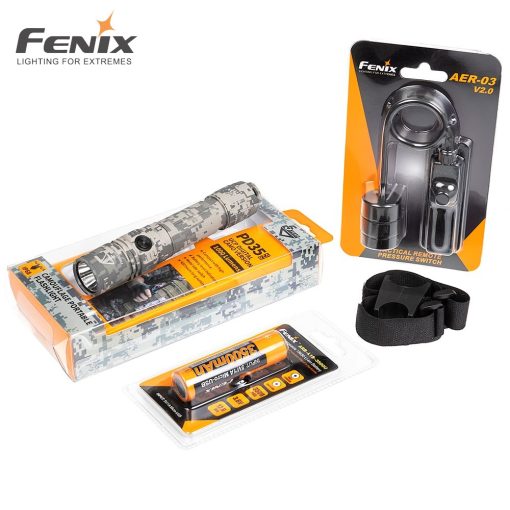 Fenix Light Elemlámpa Szett  PD35 LED Digital Camo  1000lumen