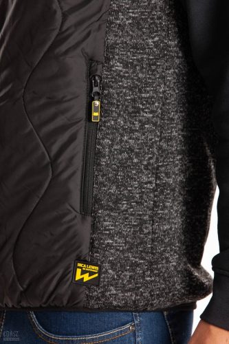 RICA LEWIS WORKWEAR "ARCHIE" SZÜRKE STEPPELT MELLÉNY