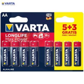 Varta Longlife Max Power Alkáli Ceruza Elem AA B5+3