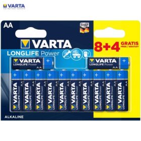 Varta Longlife Power Alkáli Ceruza Elem AA B8+4